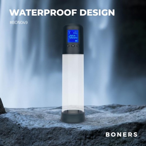 Boners Smart Penispump Med LCD-skärm
