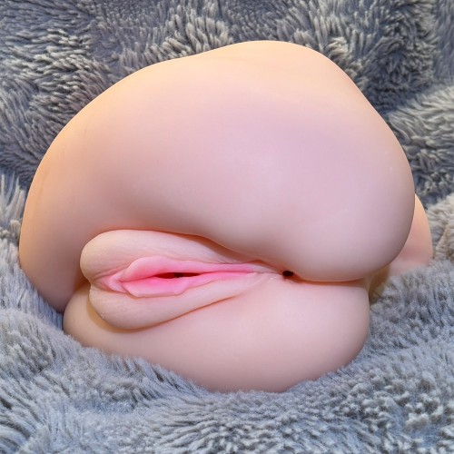 CalExotics Stroke It Side Banger realistisk sidostroker i PureSkin material – mjuk och naturtrogen lösfitta med tätt strukturerat lustkanal