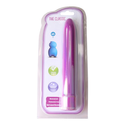 Classic Shimmer Vibrator klassisk vibrator med skimrande yta och kraftfulla vibrationer