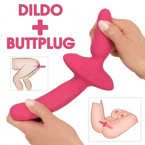2-in-1 Vibrator + Butt Plug