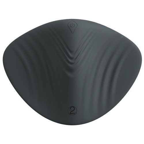 Couples Choice Lay-On Remote Control Couple Vibrator fjärrstyrd ridleksak med 2 motorer och anatomiskt formade stimulationsvågor för fitta och klitoris
