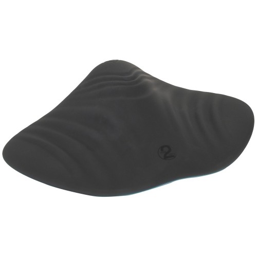 Couples Choice Lay-On Remote Control Couple Vibrator fjärrstyrd ridleksak med 2 motorer och anatomiskt formade stimulationsvågor för fitta och klitoris