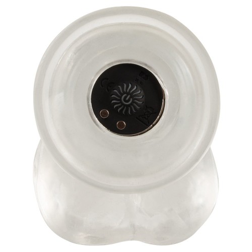 Crystal Clear Vibrator Dong transparent penisformad vibrator med sugpropp 10 vibrationslägen och naturtrogna detaljer