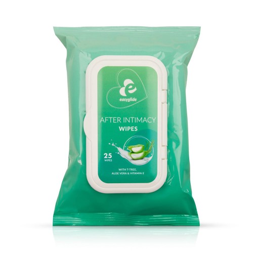 EasyGlide After Intimacy Wipes 25-pack – skonsamma intimservetter för snabb och fräsch rengöring efter sex
