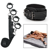 Black Fetish - Under The Mattress Restraint Bondage Set Black Fetish - Under The Mattress Restraint Bondage Set
