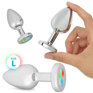 Butt Plug Med Blinkande LED - Large