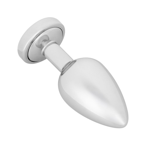 EasyToys analplugg med blinkande LED i storlek medium – blinkande butt plug med ljuseffekter för fest, rave och analträning