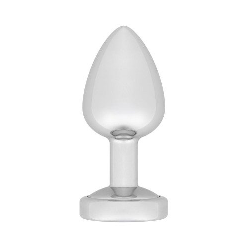 EasyToys analplugg med LED-belysning i storlek small – blinkande butt plug med ljuseffekter för fest, rave och analträning