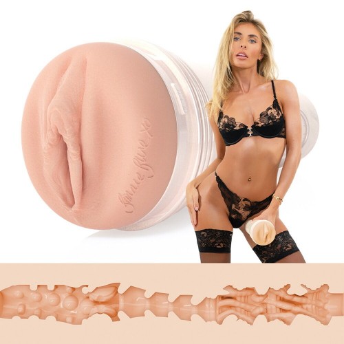 Fleshlight Girls Bonnie Blue 1K lösfitta för män med Real Feel Super Skin och realistisk öppning med autograf