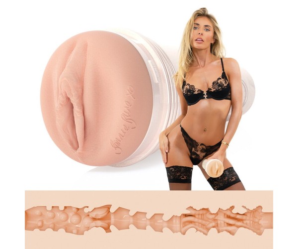 Fleshlight Girls Bonnie Blue 1K lösfitta för män med Real Feel Super Skin och realistisk öppning med autograf
