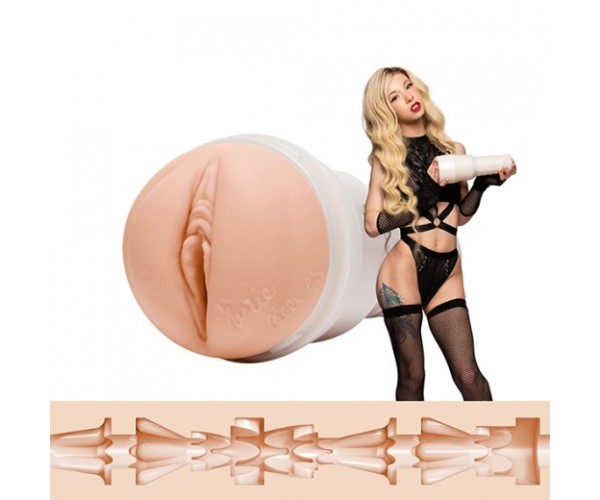 Fleshlight Girls Kenzie Reeves Creampuff lösfitta i Real Feel SuperSkin – realistisk avgjutning med Creampuff-textur