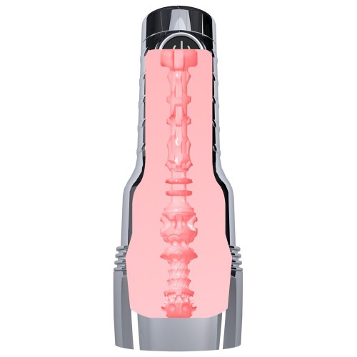 Fleshlight Quiver Vibrating Stroker – onanileksak med dubbla motorer, varmefunktion och 60 vibrationsladen
