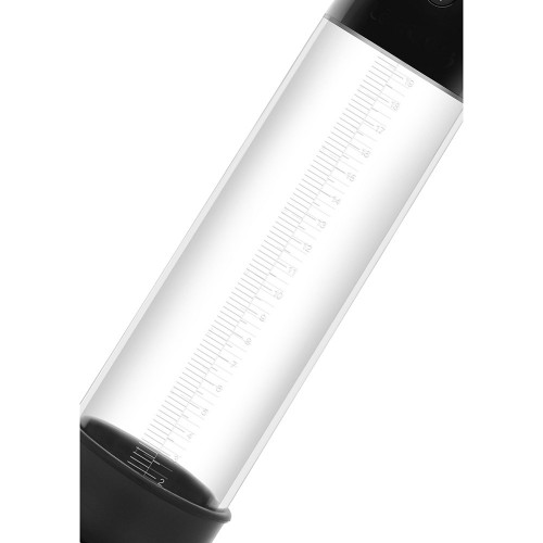 Hidden Desire Fusion X Automatic Penis Pump svart – automatisk penispump i polykarbonat med silikonfoder och måttmarkeringar