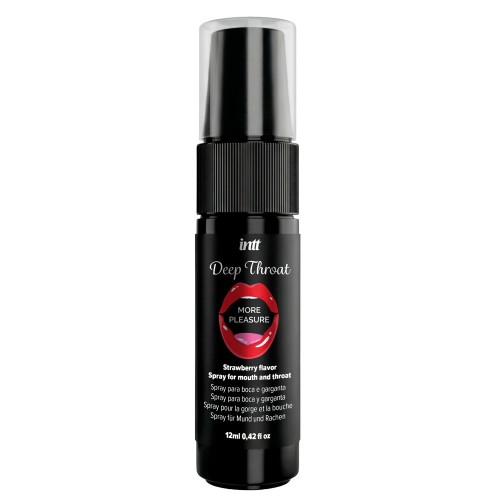 INTT Deep Throat Spray Jordgubb – oralsexspray med bedövande effekt som minskar kväljningskänslan vid oralsex