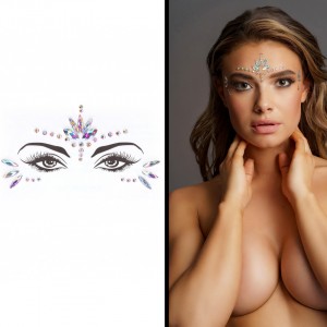 Dazzling Bling Stickers - Body Gems för Festival och Rave