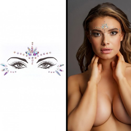 Köp Le Désir Body Diamonds Opal – gnistrande body gems för festival, rave och fest Le Désir Body Diamonds gnistrande opal akrylstenar för kropp och ansikte – glamourös glittrande festdetalj för festival och rave