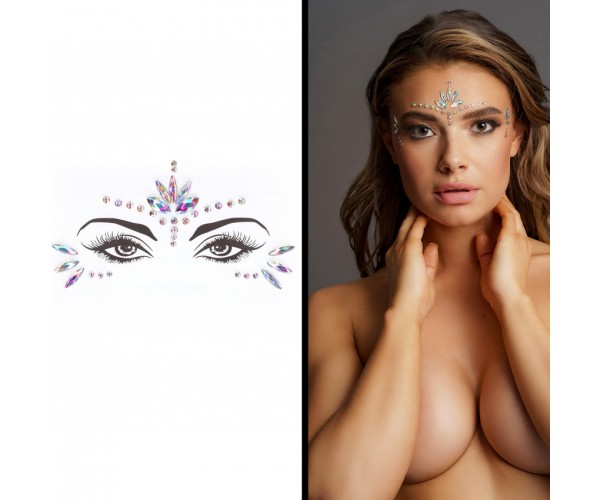 Le Désir Body Diamonds gnistrande opal akrylstenar för kropp och ansikte – glamourös glittrande festdetalj för festival och rave