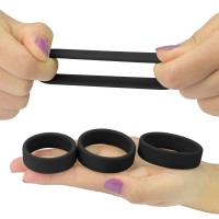 Soft Silicone Pro Ring Set - 3-Pack