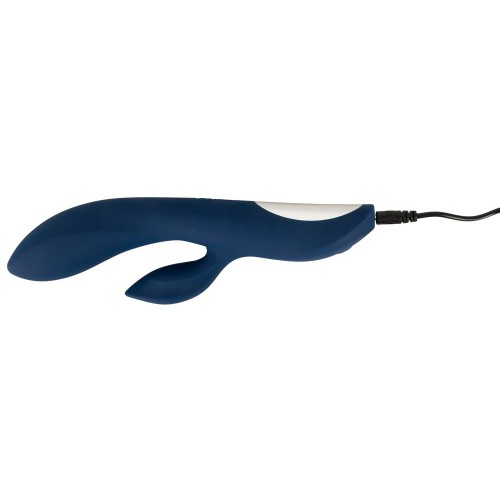 Magic Shiver Rabbit Vibrator uppladdningsbar rabbit vibrator i silikon med 2 flexibla armar och 10 vibrationslägen – dubbelstimulans för G-punkt och klitoris
