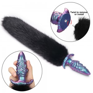 MystiTail - Anal Plug Med Avtagbar Svans 12 cm