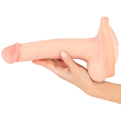 Nature Skin 3-in-1 Extension Dildo och Masturbator i hudlik TPE – penisförlängare, dildo och masturbator i ett