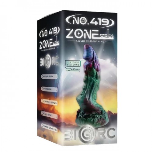 NMC Silicone Monster Dildo 18,5 cm fantasidildo i kroppssäkert silikon med sugkopp – unik monsterform för intensiv stimulans
