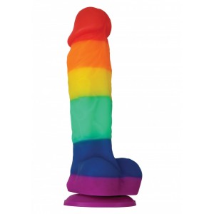 Colours Pleasure Dong 18 cm - Regnbågsfärgad Pride Edition