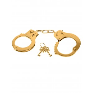 Gold Metal Cuffs - Handbojor