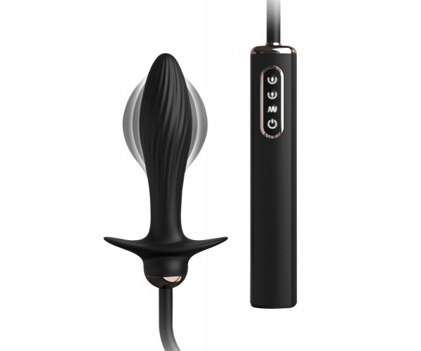 Pipedream Auto-Throb Inflatable Vibrating Plug uppblåsbar anal plug med automatisk stötfunktion och vibration