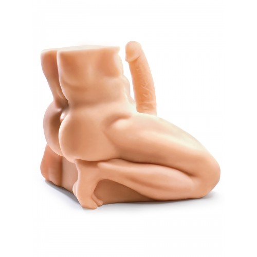 Pipedream Fuck Me Silly Man mega masturbator i TPE med stor kuk och analöppning – över 9 kg