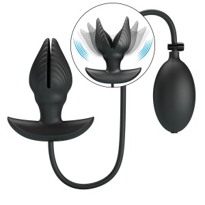 Manson V-Plug - Vibrerande Uppblåsbar Buttplug