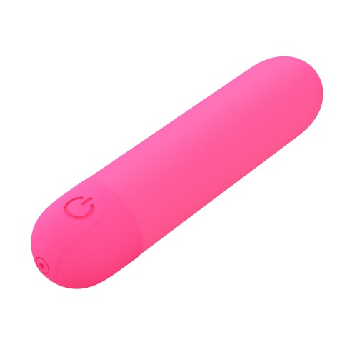 Pretty Love Stefan mini bullet vibrator i ABS – 8 cm kompakt uppladdningsbar minivibrator för klitoris och punktstimulans