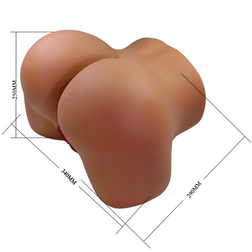 Pretty Love Vibrating Wendy vibrerande lösfitta och lösvagina med vaginal och anal öppning – unik stönfunktion med realistiska ljud för extra njutning