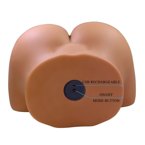 Pretty Love Vibrating Wendy vibrerande lösfitta och lösvagina med vaginal och anal öppning – unik stönfunktion med realistiska ljud för extra njutning