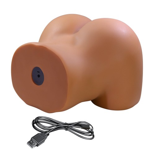 Pretty Love Vibrating Wendy vibrerande lösfitta och lösvagina med vaginal och anal öppning – unik stönfunktion med realistiska ljud för extra njutning