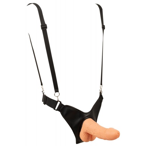 Realistixxx Hollow Strap-On ihålig realistisk strap-on med justerbar sele – perfekt för par, pegging och stöd vid erektionsproblem