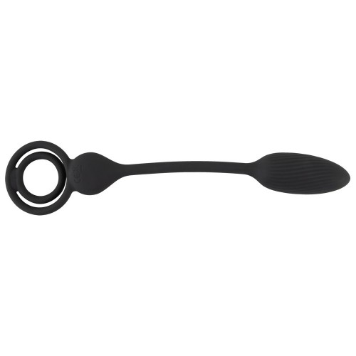 Rebel Cock och Ballrings With Vibrating Buttplug – penisring och pungsring med vibrerande buttplug i ett komplett kit