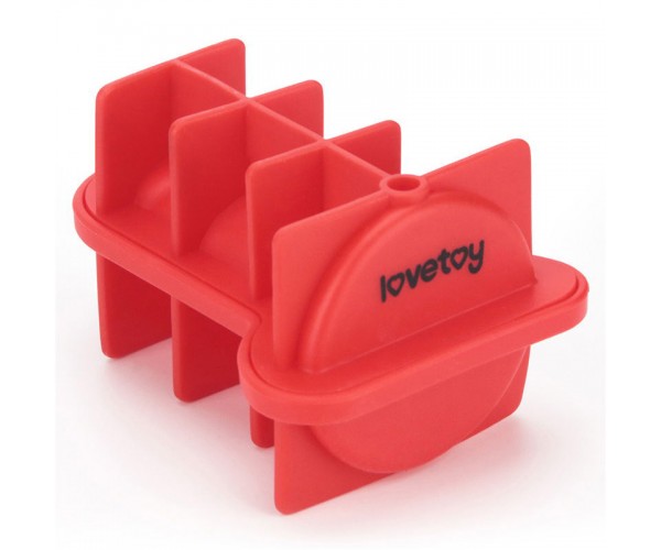 Rolig silikonform för iskuber i penisform – återanvändbar silikonform med tratt för fräcka drinkar