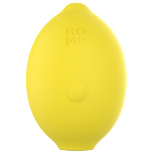 ROMP Lemon Crush gul lufttrycksvibrator med Pleasure Air-teknologi – citronformad klitorisstimulator med 14 intensiteter och vattentät design