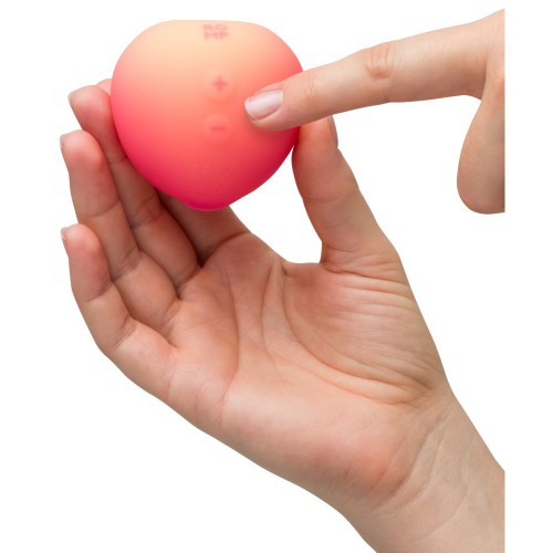 ROMP Pink Peach klitorisstimulator med Pleasure Air-teknologi i rosa silikon – 14 intensiteter och vattentät