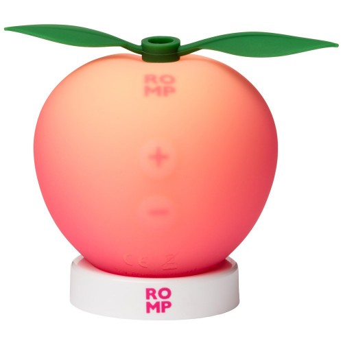ROMP Pink Peach klitorisstimulator med Pleasure Air-teknologi i rosa silikon – 14 intensiteter och vattentät