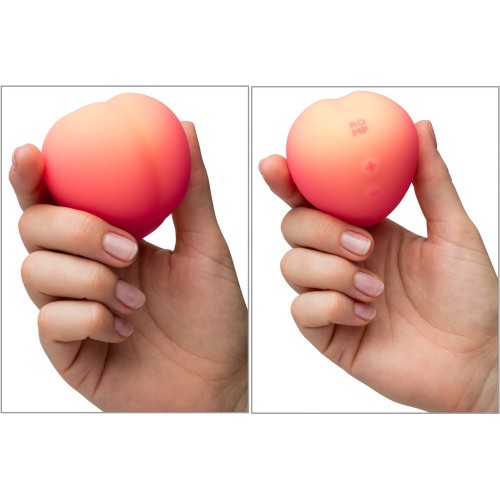 ROMP Pink Peach klitorisstimulator med Pleasure Air-teknologi i rosa silikon – 14 intensiteter och vattentät