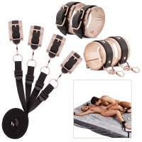 Rosy Gold - Under The Mattress Restraint Bondage Set