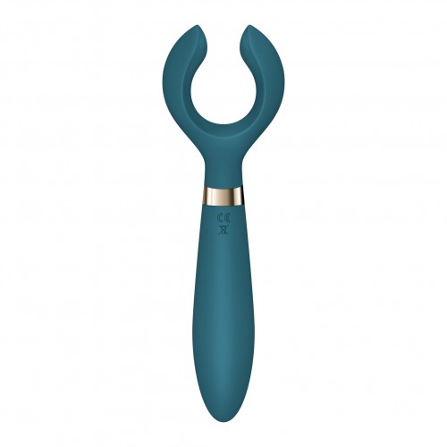 Satisfyer Endless Fun Battery multivibrator svart med roterbart huvud och 33 funktioner – batteridrift och vattentät