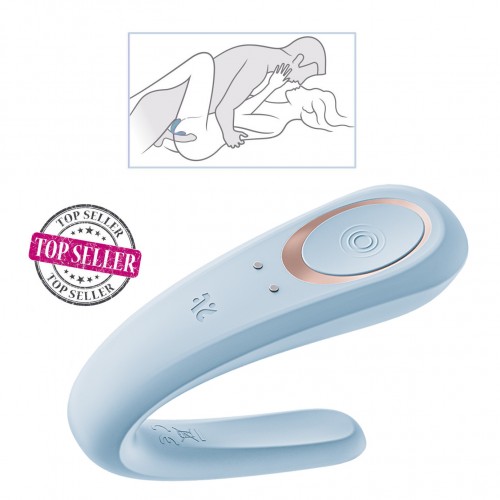 Köp Satisfyer Partner Couples – parvibrator med dubbelstimulans för klitoris och G-punkt