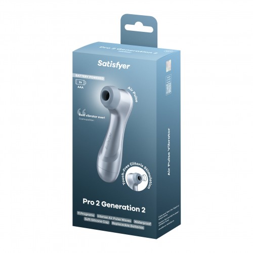 Satisfyer Pro 2 Gen 2 Battery klitorisstimulator med lufttrycksteknik och 11 intensiteter – batteridrift och vattentät