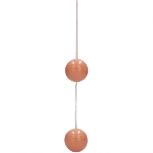 Seven Creations Orgasmus Balls knipkulor i ljus hudfärg PVC – bäckenbottenträning och intensivare orgasmer