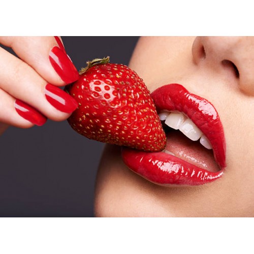 Lick-It - Mousserande  Vin & Jordgubb - Oralsexsmak & Massageolja - 50 ml