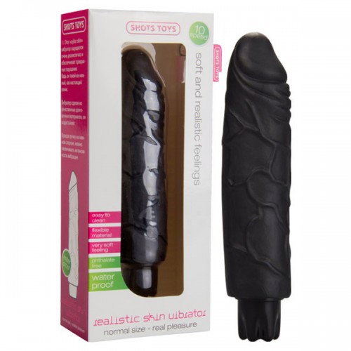 Realistic Skin Vibrator - Svart
