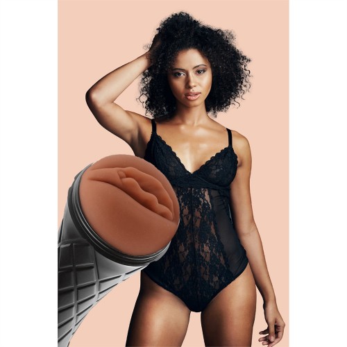 Soft Touch Tanned Pussy realistisk lösvagina i solbränd TPE med ABS-kopp justerbar sugeffekt och knottrig tunnel